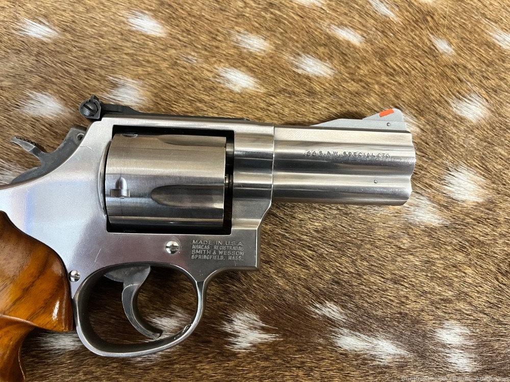 Smith And Wesson 696 .44 SPL revolver Rare Pre Lock Stainless -img-7