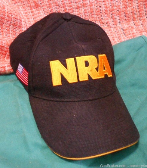 NRA Ball Cap Hat, National Rifle Association, "Yes on Guns" - Read Ad-img-1