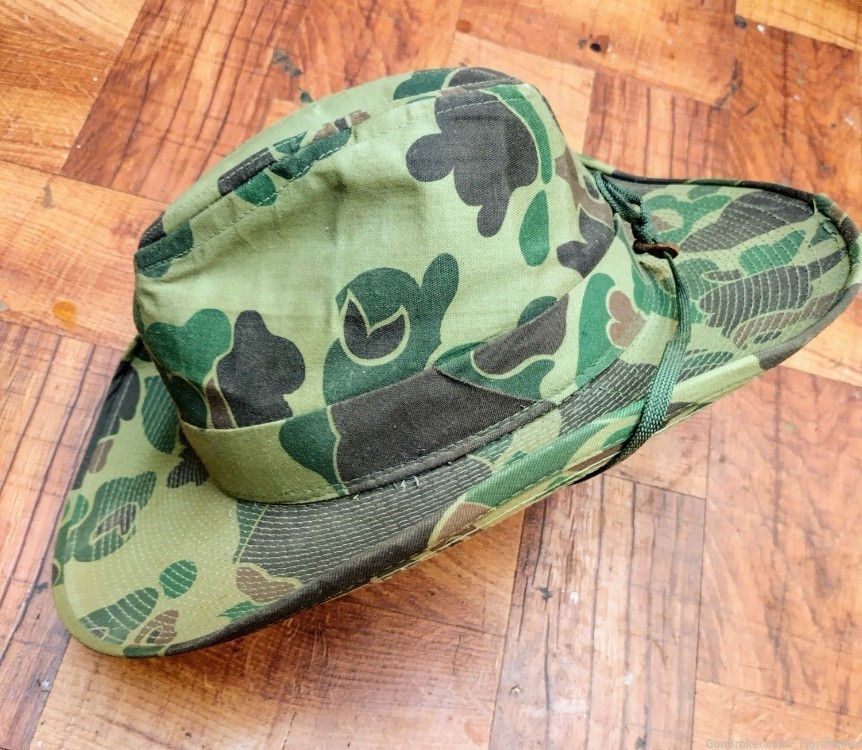 USMC Early Vietnam Frogskin Camo Advisor bush hat -img-2