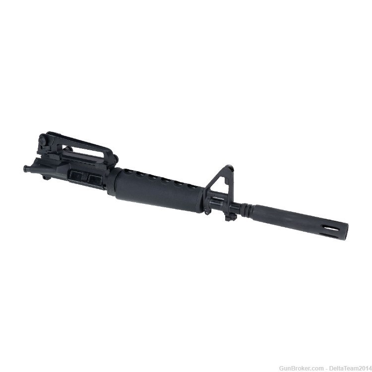 AR15 5.56 NATO Pistol Complete Upper - M16 Style Retro Extended Flash Hider-img-1