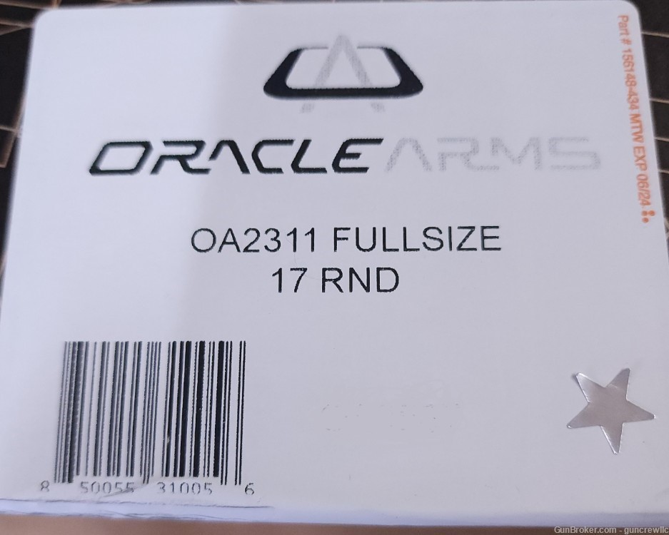 Oracle Arms OA 2311 Full Size 9mm Luger P320 Mag Compatible OR 5" Layaway-img-17