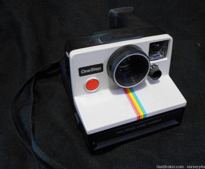 Polaroid OneStep Land Camera, Instant Film, Vintage but Good - Read Ad-img-1