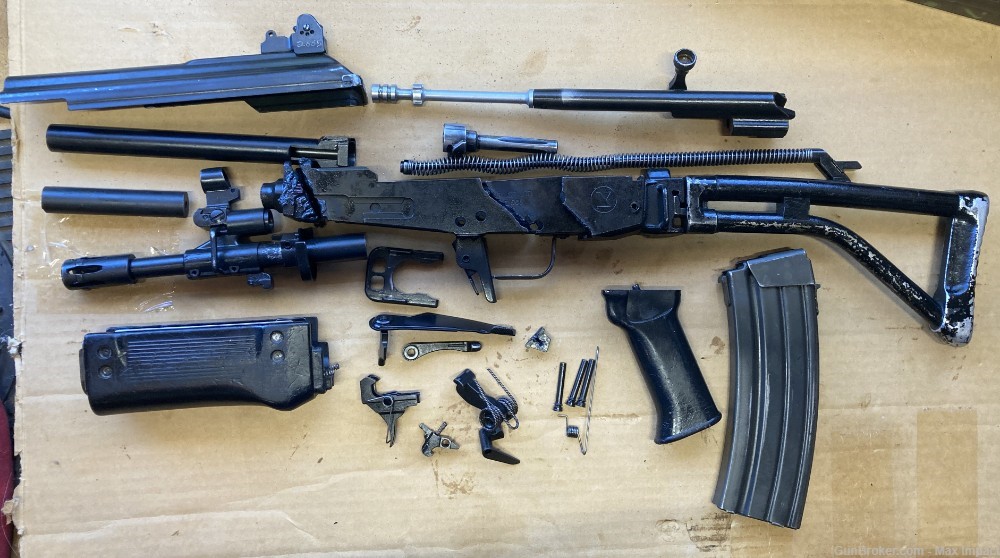 Complete Israeli Galil SAR Parts Kit with magazine, torched receiver, 5.56m-img-0