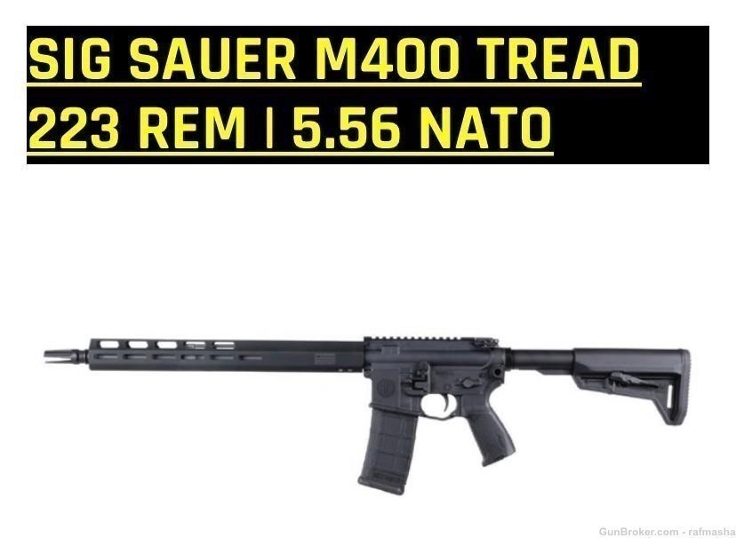 Sig Sauer M400 Tread 5.56 NATO 16” Barrel 30+1-img-0