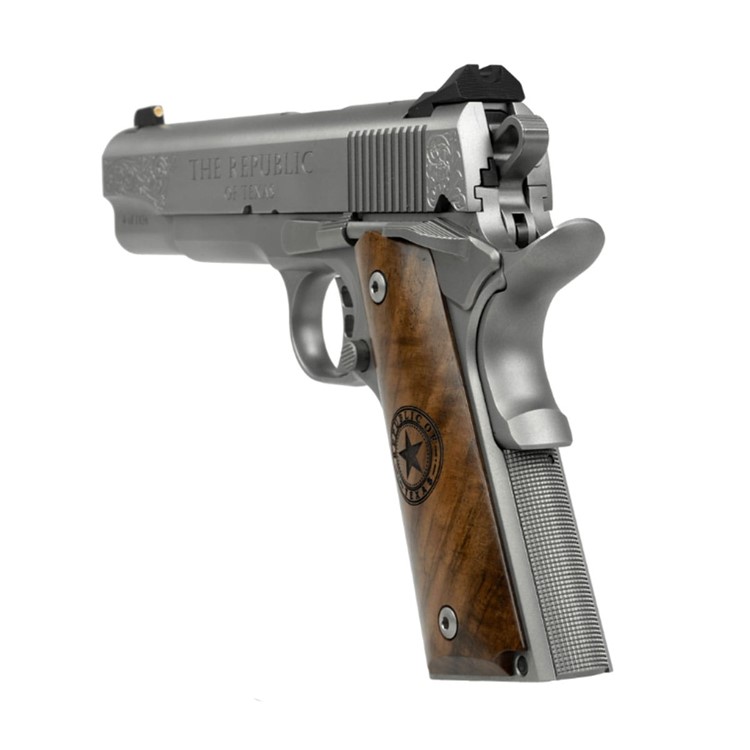 TISAS 1911 The Republic of Texas .45 ACP 5in 8rd Stainless Semi-Auto Pistol-img-5