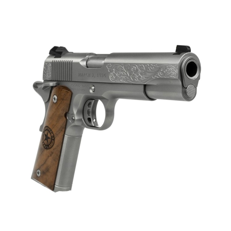 TISAS 1911 The Republic of Texas .45 ACP 5in 8rd Stainless Semi-Auto Pistol-img-3