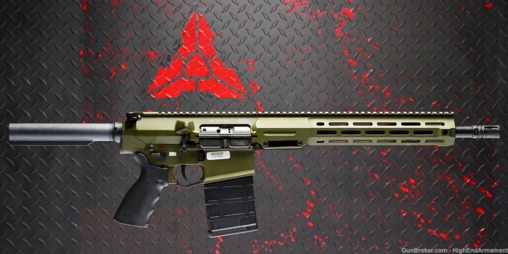 HIGHLY SOUGHT AFTER & DESIRED LMT MARS-HS 14.5" 6.5CM PISTOL GREEN ANO!-img-0