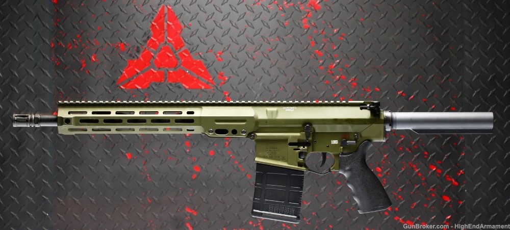 HIGHLY SOUGHT AFTER & DESIRED LMT MARS-HS 14.5" 6.5CM PISTOL GREEN ANO!-img-1