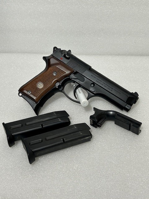 Beretta 92F Compact 9mm Wood grips 92F-C Made in Italy 92FS 92 like 92X-C -img-0