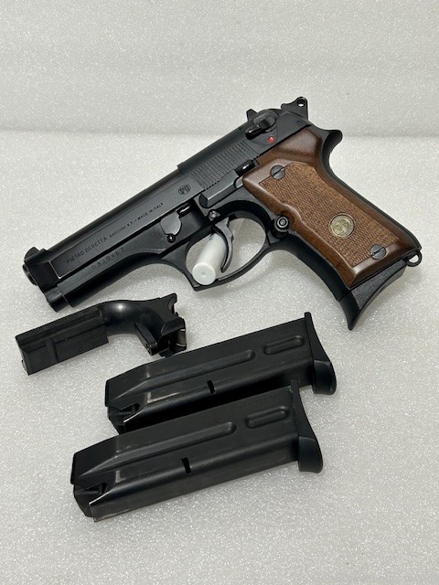 Beretta 92F Compact 9mm Wood grips 92F-C Made in Italy 92FS 92 like 92X-C -img-3