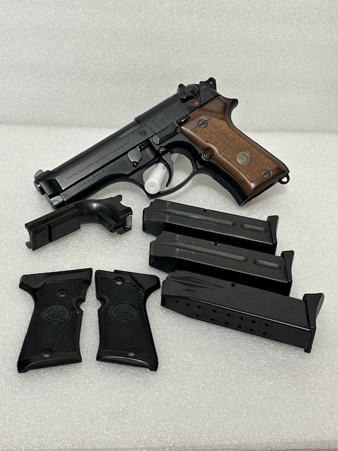 Beretta 92F Compact 9mm Wood grips 92F-C Made in Italy 92FS 92 like 92X-C -img-4