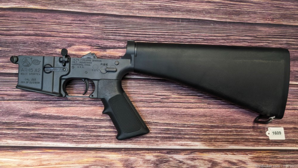Colt AR-15 A2 HBAR Sporter PRE BAN AR 15 COMPLETE Lower Preban PENNY START -img-0