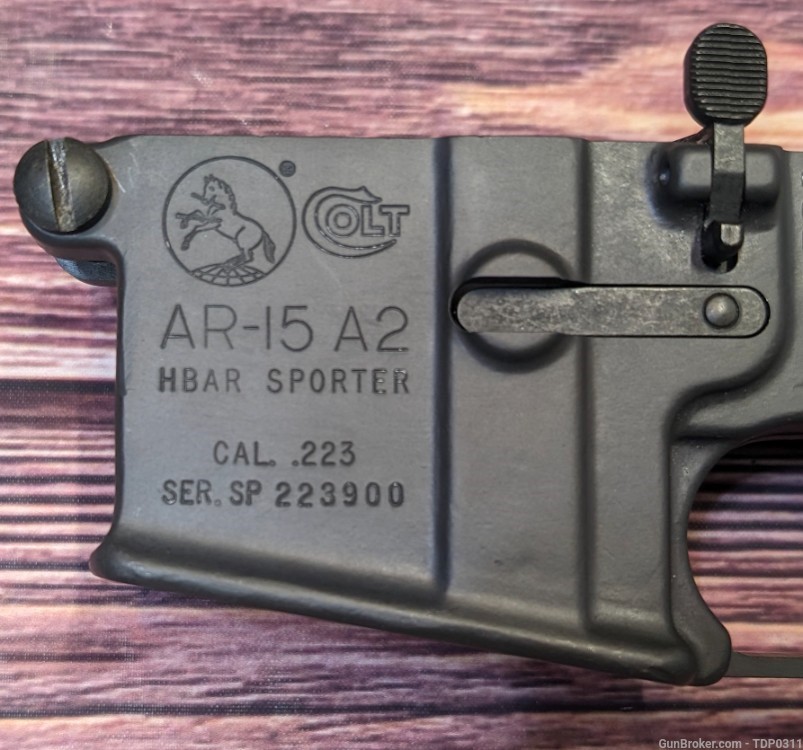 Colt AR-15 A2 HBAR Sporter PRE BAN AR 15 COMPLETE Lower Preban PENNY START -img-2