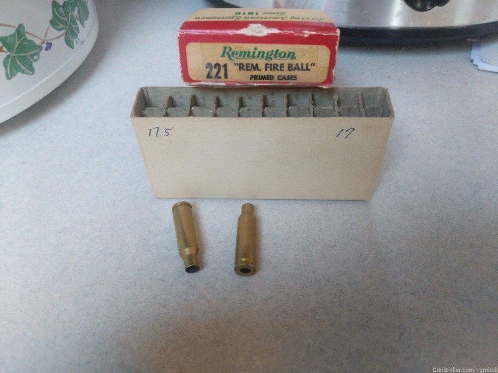 221 Remington Fireball fired cases-img-0