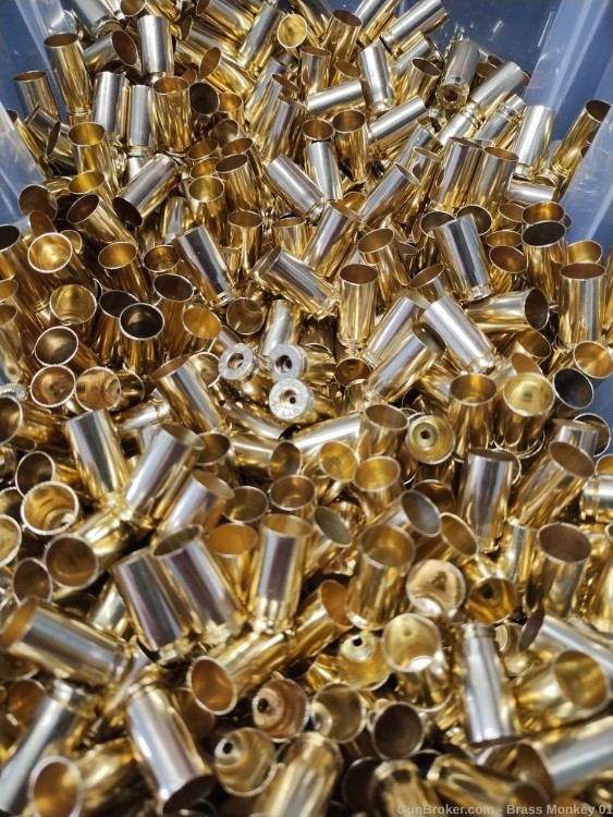 .40 S&W  Pistol Brass Deprimed and Cleaned 1,000 Count-img-0