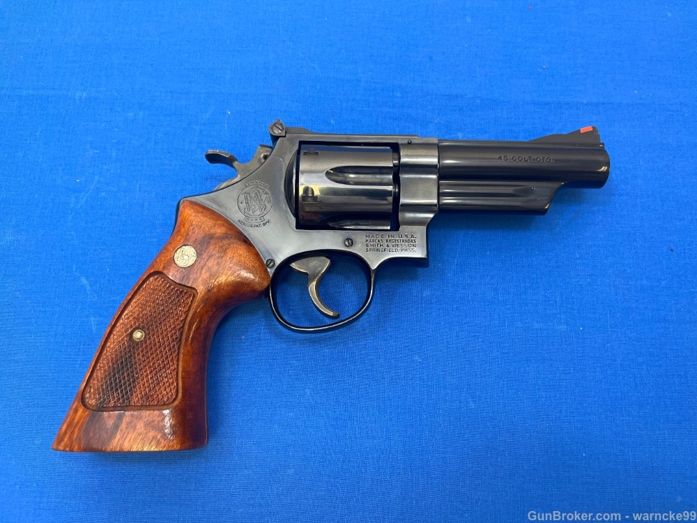 Like New Smith & Wesson Model 25-5, 45 Colt, 4" Barrel, 6 Shot, Penny Start-img-0
