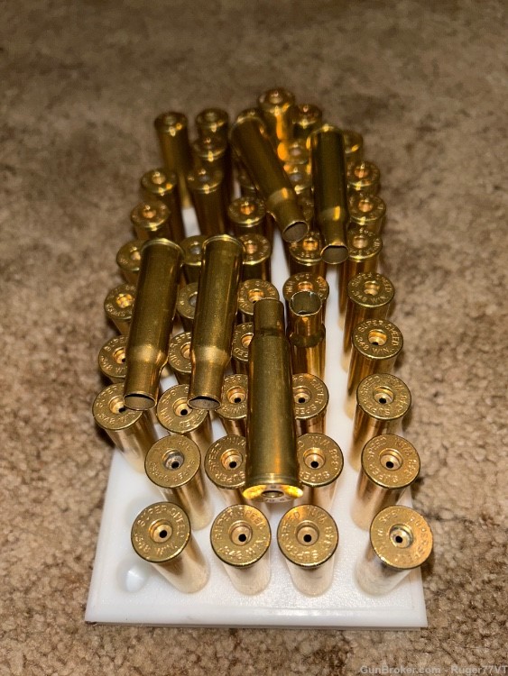 348 Winchester mixed brass 51 pieces Used Fired -img-5