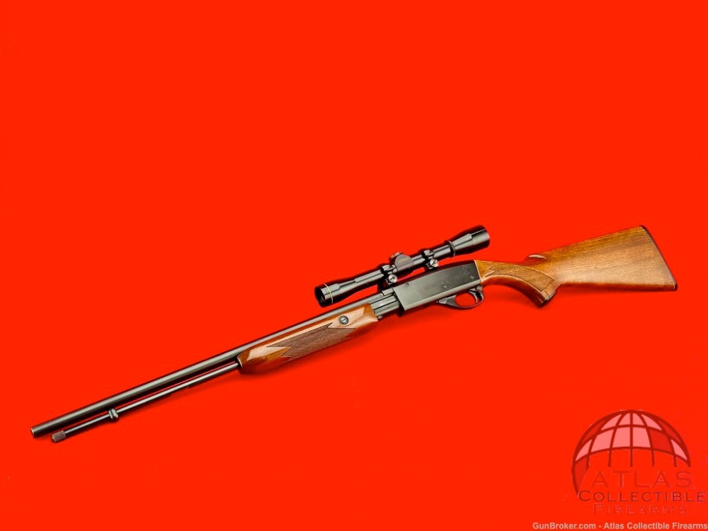 1979 Remington 572 Fieldmaster Slide Action 22 LR & Short 22.75" - Scope-img-0