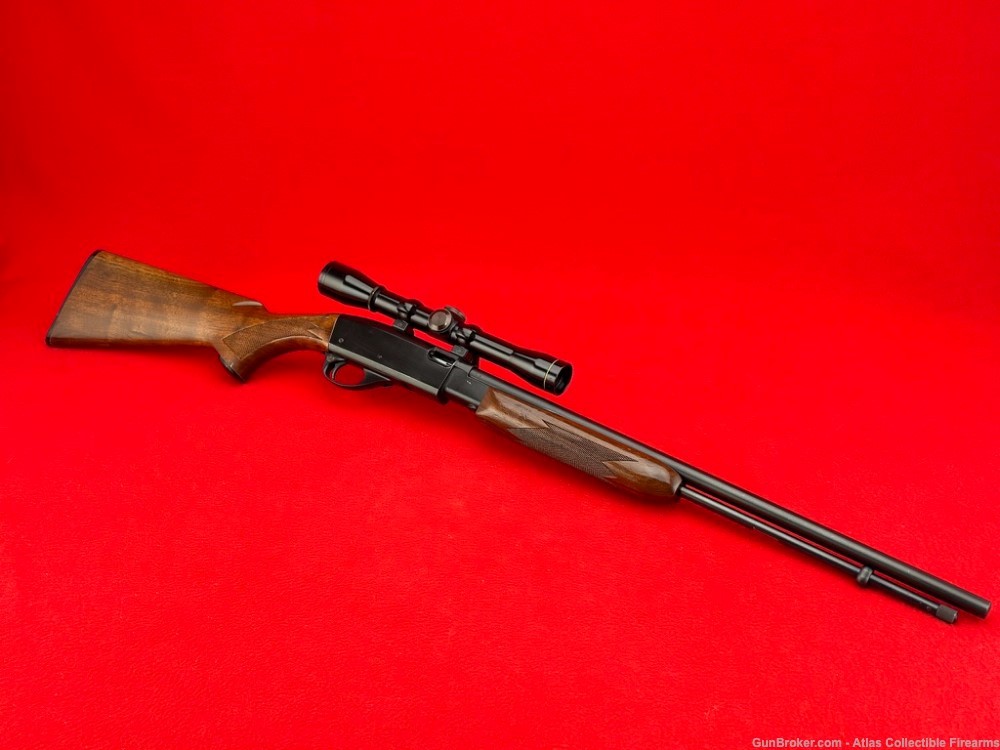 1979 Remington 572 Fieldmaster Slide Action 22 LR & Short 22.75" - Scope-img-12
