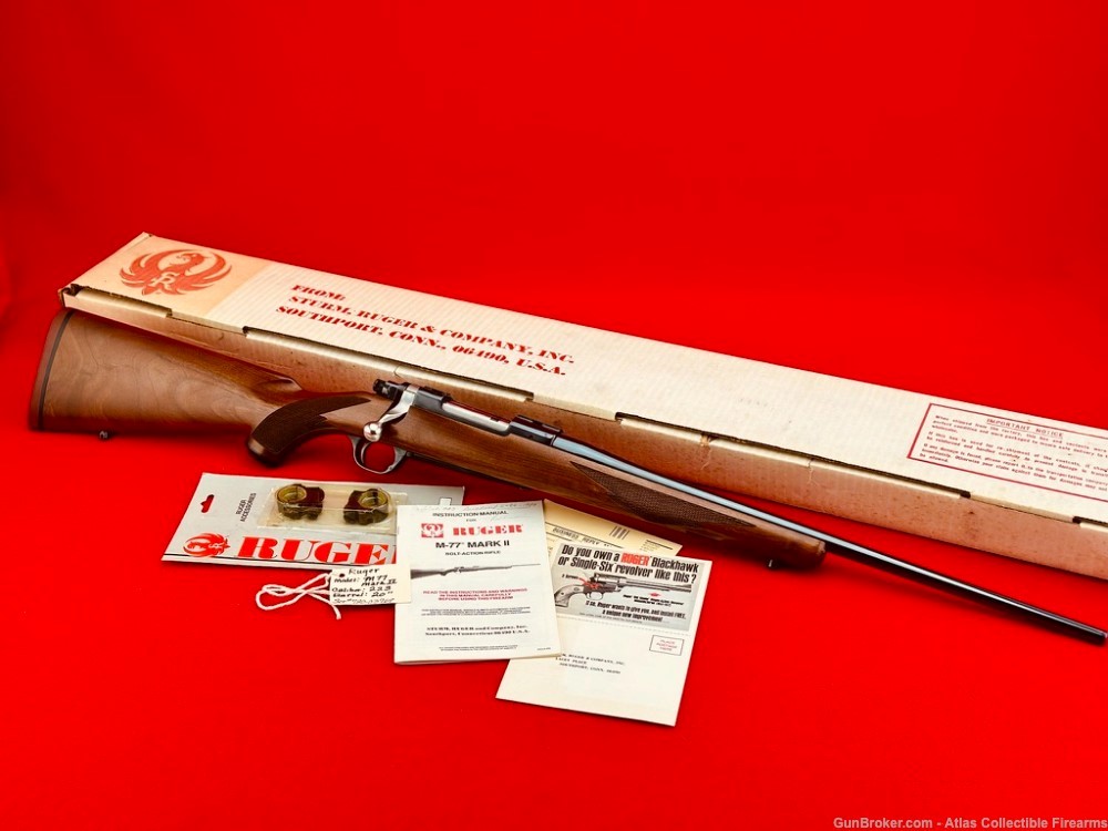1989 Ruger M77 MARK II Bolt Action Rifle .223 Remington 18" - Original Box!-img-10