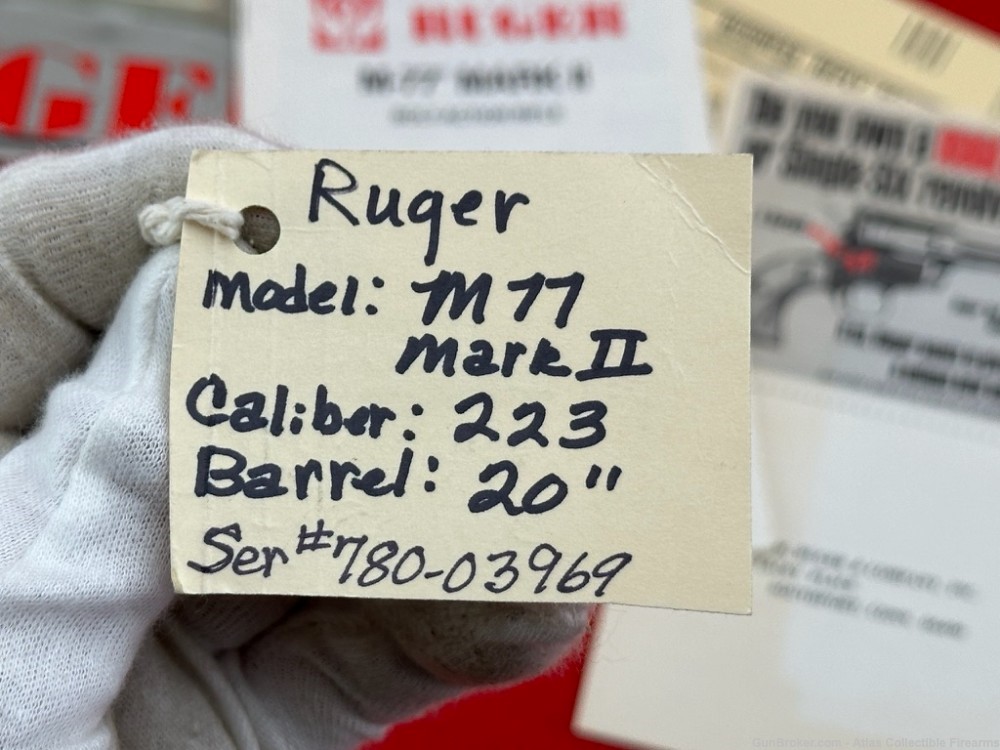 1989 Ruger M77 MARK II Bolt Action Rifle .223 Remington 18" - Original Box!-img-36