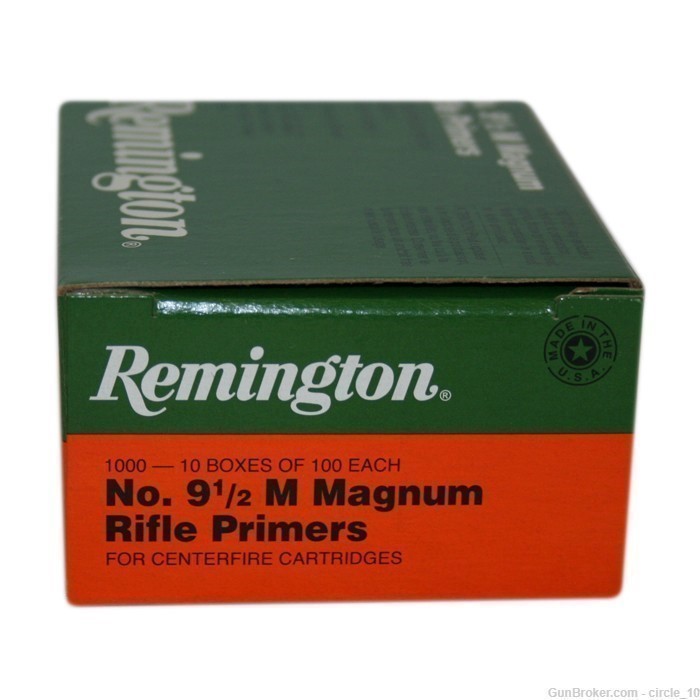1000 Remington 9-1/2 Large MAGNUM Rifle Primers brick-img-0