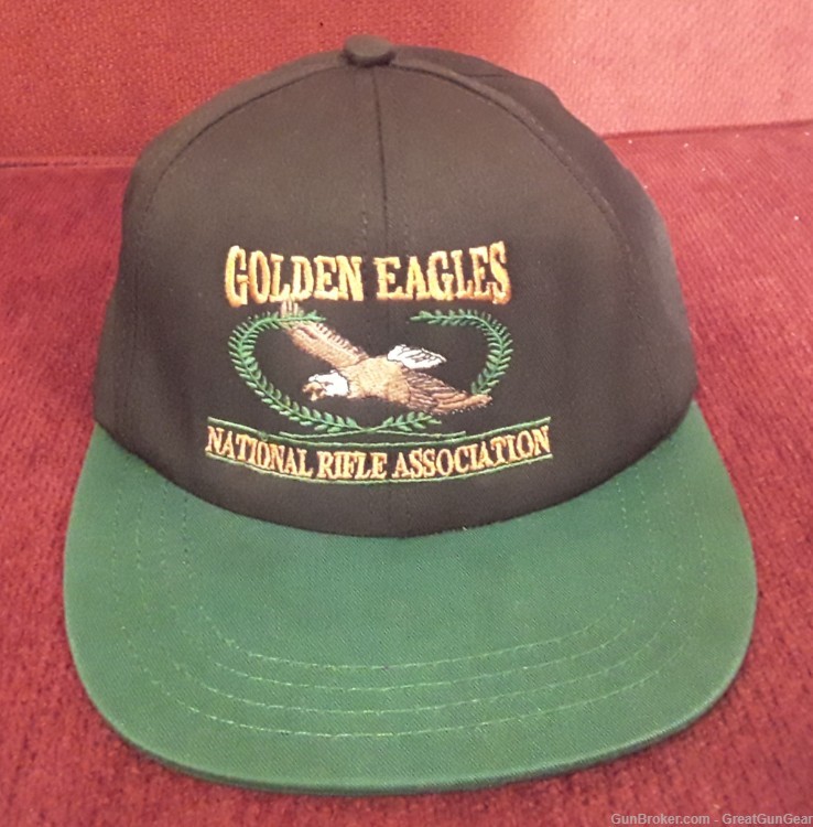 NRA National Rifle Association Golden Eagles Baseball Cap Hats (7 x Caps)-img-1