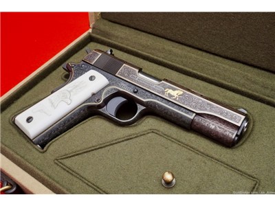 Colt Government 1911 .45ACP *FULL COVERAGE MASTER ENGRAVED & SIGNED*