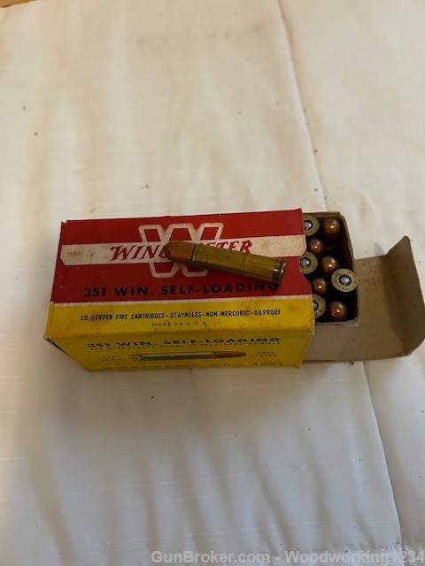 Winchester 351 S.L. 180 Gr. Full Patch (50 rnds) - 1 box-img-0