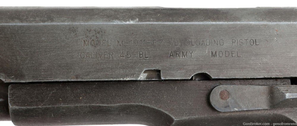 Colt M1911A1 1911A1 1911 .45 WWII Pistol Inert Dummy Display Gun WWII-img-9