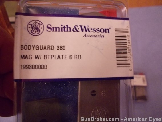 [5] S&W Bodyguard MAGS 6rd 380acp SS OEM-img-8