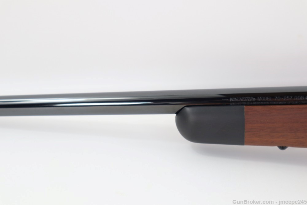 Rare Like New Winchester 70 Featherweight Super Grade 257 Roberts Rifle 22"-img-12