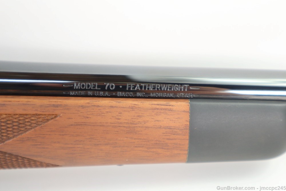 Rare Like New Winchester 70 Featherweight Super Grade 257 Roberts Rifle 22"-img-24