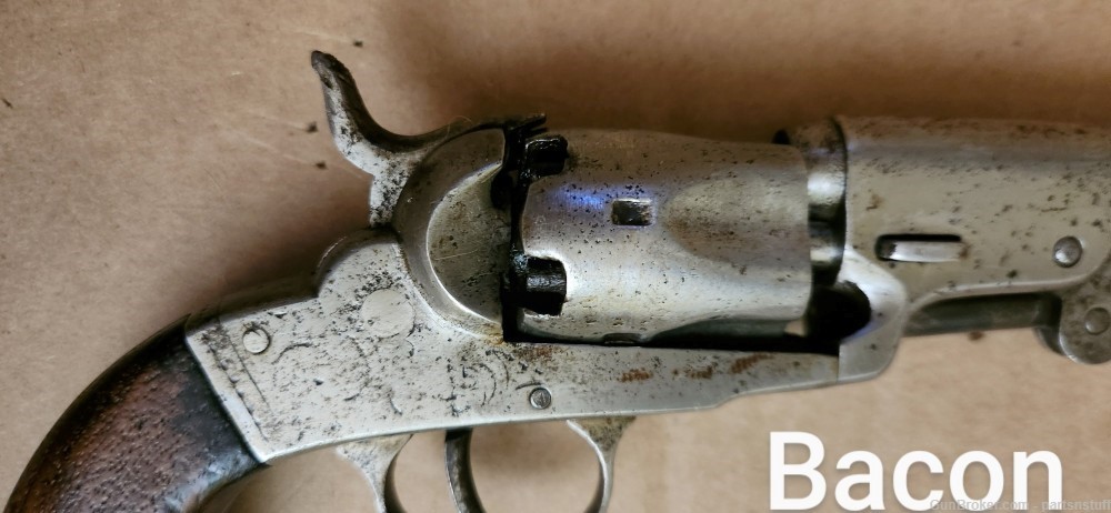 Bacon Mfg. Co. Percussion Revolver. .31 Second Variation. Numbers match-img-3