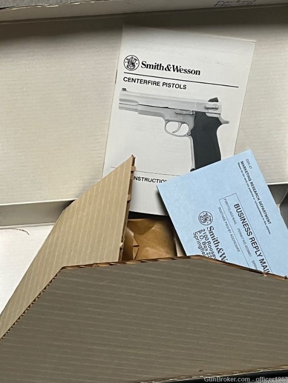 BOX ONLY S&W 1006 pistol with paperwork-img-6