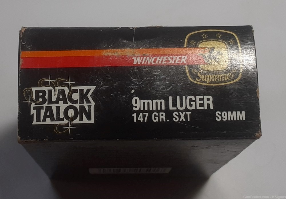Ammo Winchester Black Talon 9mm -img-0