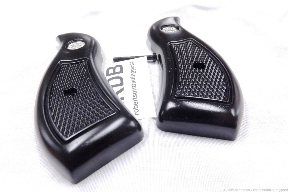 Magna Black Horn Grips fit Smith & Wesson K L Round Frame 10 19 66 686 -img-4