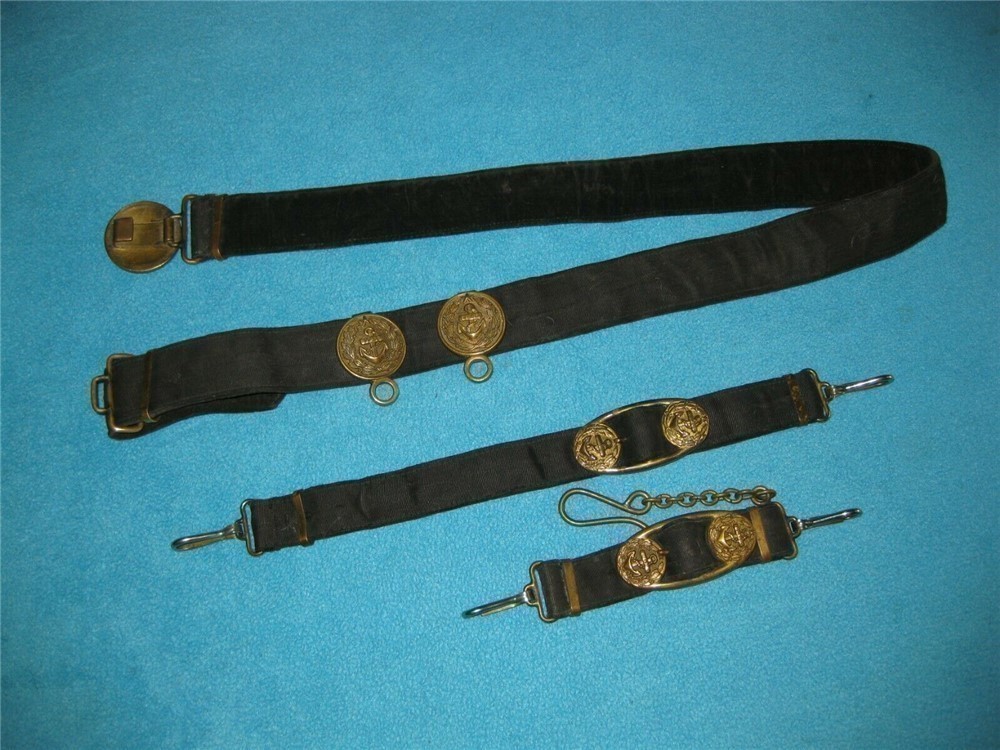 Soviet dagger dirk navy belt with suspensions Soviet Uion army USSR Type 1-img-1