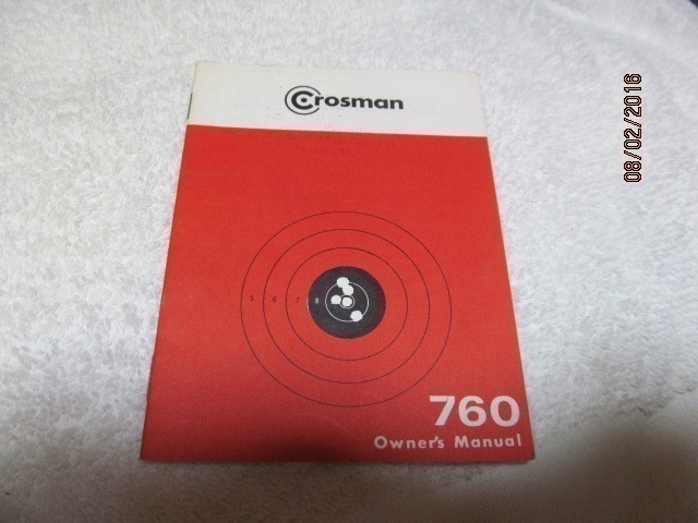 Crosman  760 Owner's Manual - Red Cover-img-0