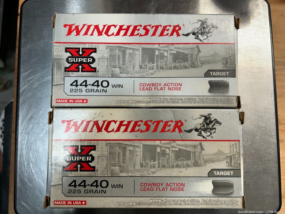 Winchester 44-40 Win 225gr Cowboy Flat Nose 83rds-img-0
