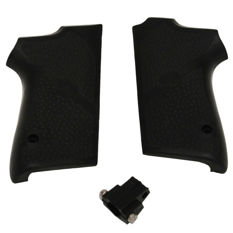 HOGUE Black Rubber Grip Panels For S&W 3913 Series (13010)-img-1