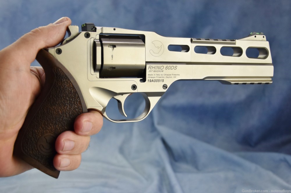 Chiappa Rhino 60DS .357 magnum .38sp  6" barrel Futuristic DA/SA Revolver-img-6
