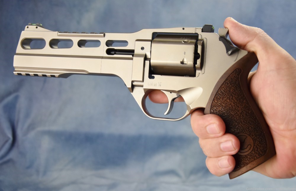 Chiappa Rhino 60DS .357 magnum .38sp  6" barrel Futuristic DA/SA Revolver-img-1