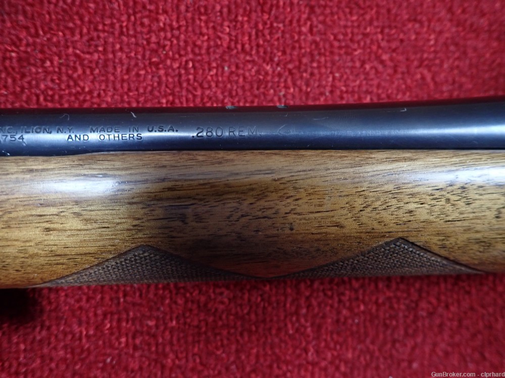Vintage Remington 742 Woodmaster 280 Rem 22" Factory Engraved Mfg 1960 C&R-img-9