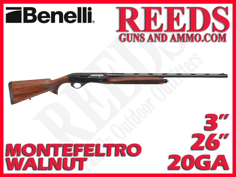 Benelli Montefeltro 2023 Walnut 20 Ga 3in 26in 10884-img-0