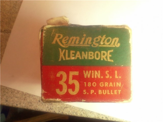 Vintage 35 WSL Remington Kleanbore SP ammo-img-2