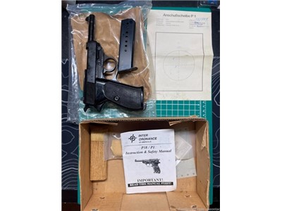 New in box walther p1 p38 Bundeswehr marked with holster and extra mags