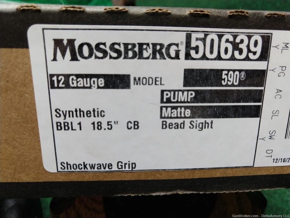 Mossberg Model 590 Shockwave 12 Gauge Shotgun NIB PENNY START -img-5