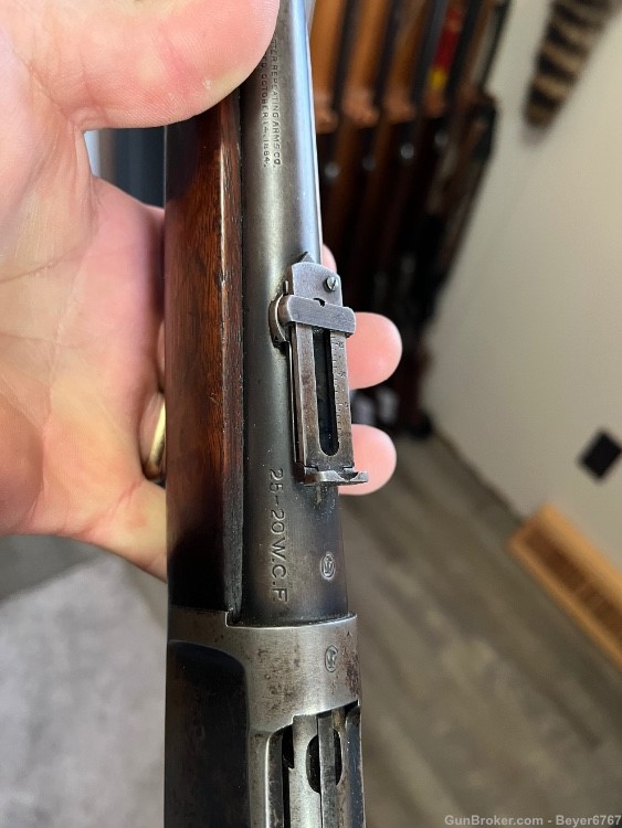 Winchester model 1892 saddle ring carbine 25-20 made 1921-img-7