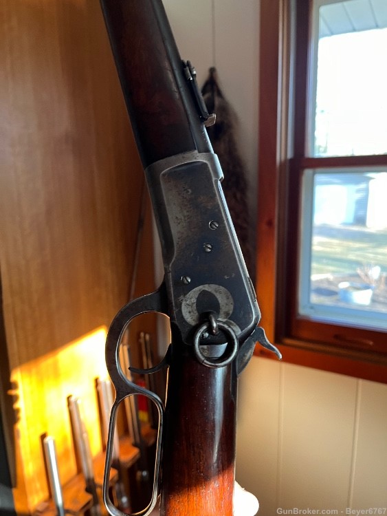 Winchester model 1892 saddle ring carbine 25-20 made 1921-img-1